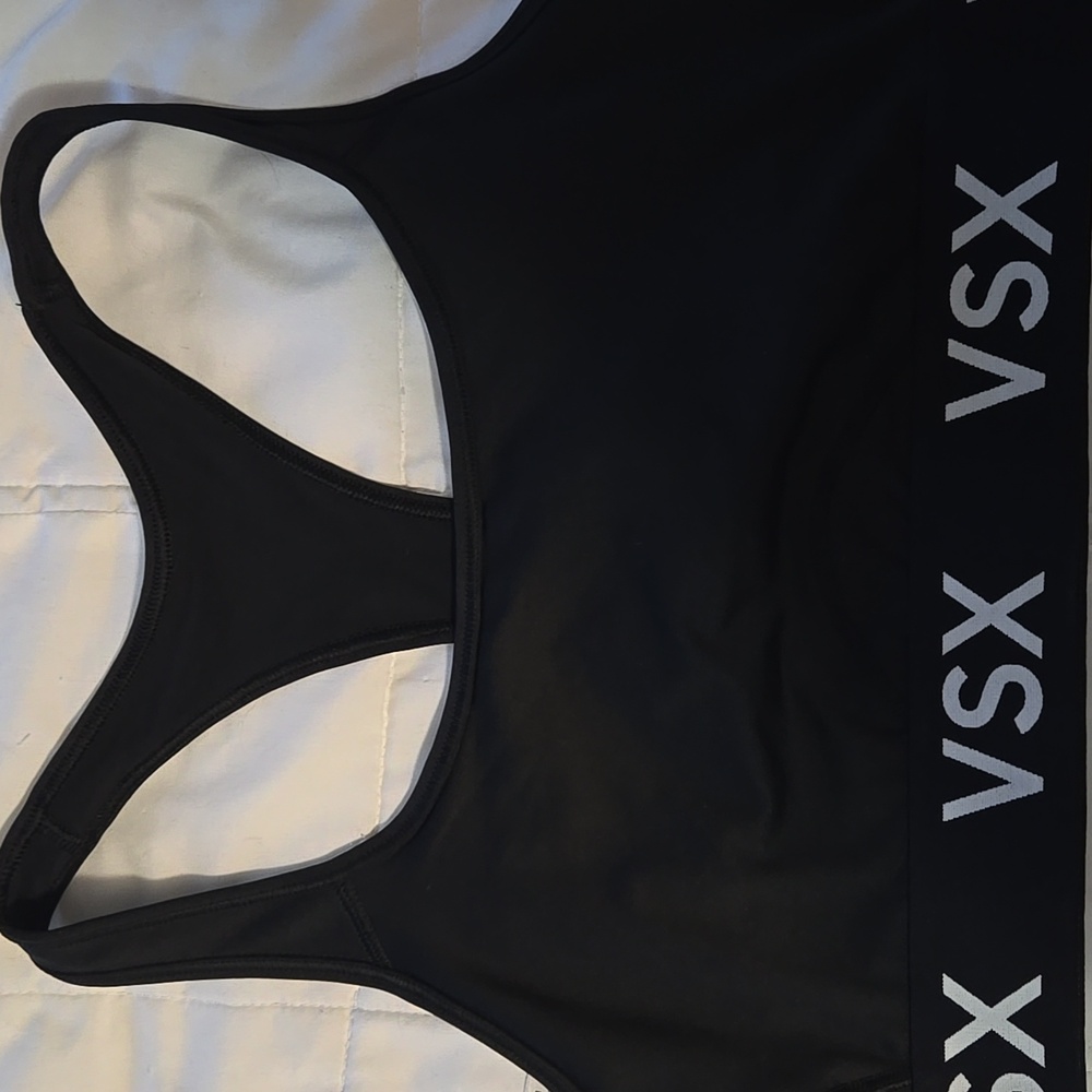 VSX Black Sports Bra Size Large